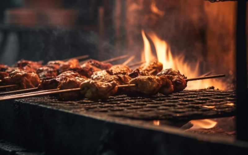 At the Grill